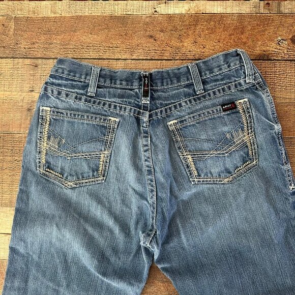Ariat FR M4 Bootcut Jeans 35x34 Low Rise Flame Resistant Denim - Picture 9 of 10